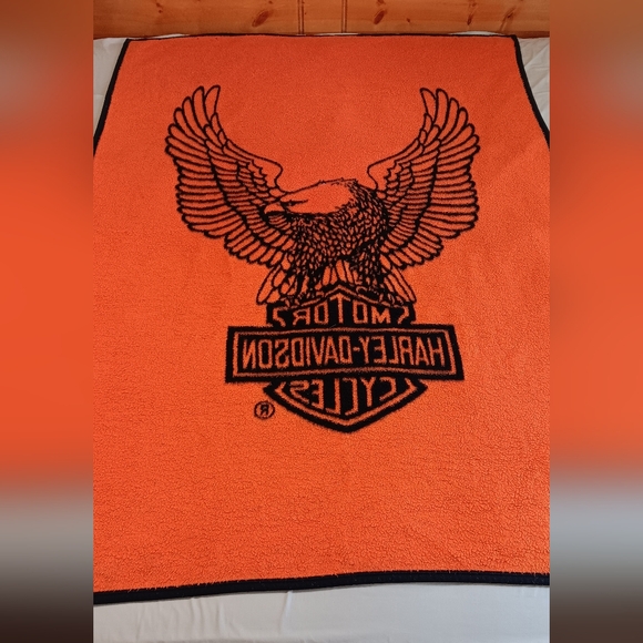 Harley Davidson blanket - Picture 5 of 6